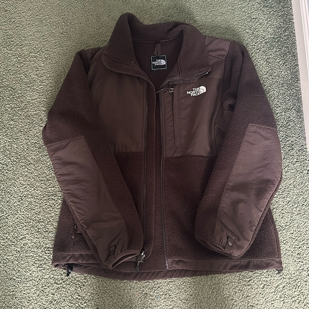 NORTH FACE brown fleece